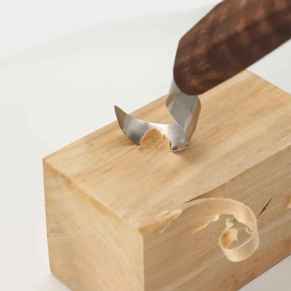 Wood Chisel Set - ‌ 1PC professionele houtsnijmessenset met gebogen