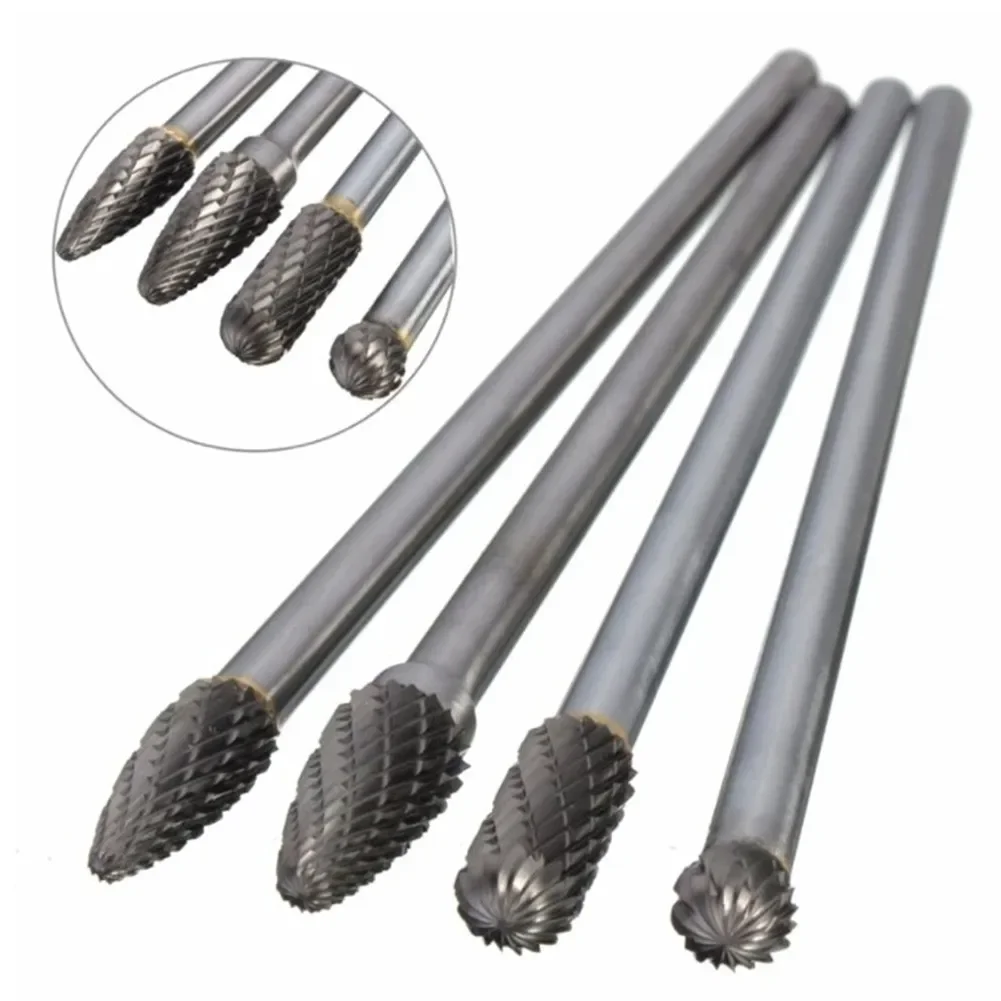 Wood Chisel Set - 150mm 1/4 Carbide Burr Lange Schacht