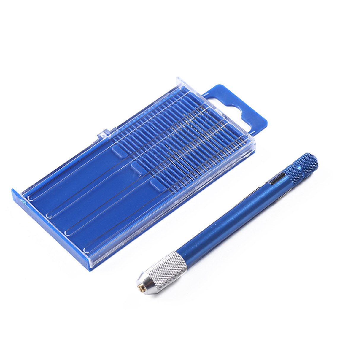 Woodworking Resin - 20-delige precisie-penboor met sleutelloze boorkop van