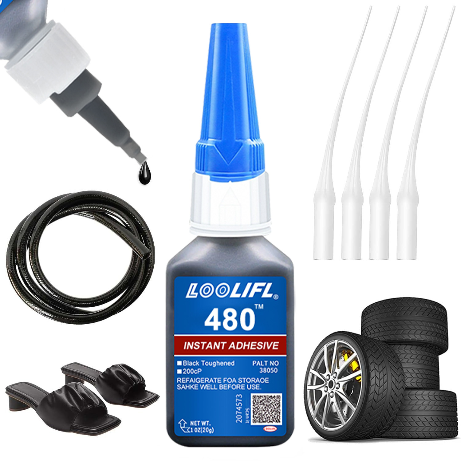 Woodworking Glue - 480 Zwarte sterke, sneldrogende lijm, krachtige