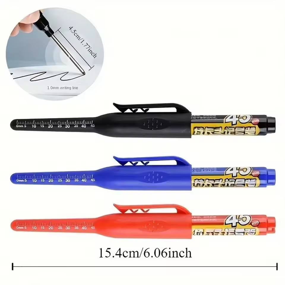 Woodworking Carpenter - 45mm waterdichte pen met lange punt