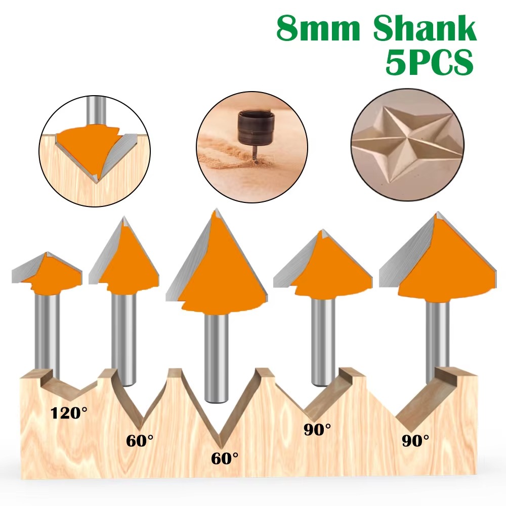 1PC 8MM Schachtfrees Houtbewer - Wood Chisel Set recensie en prijs