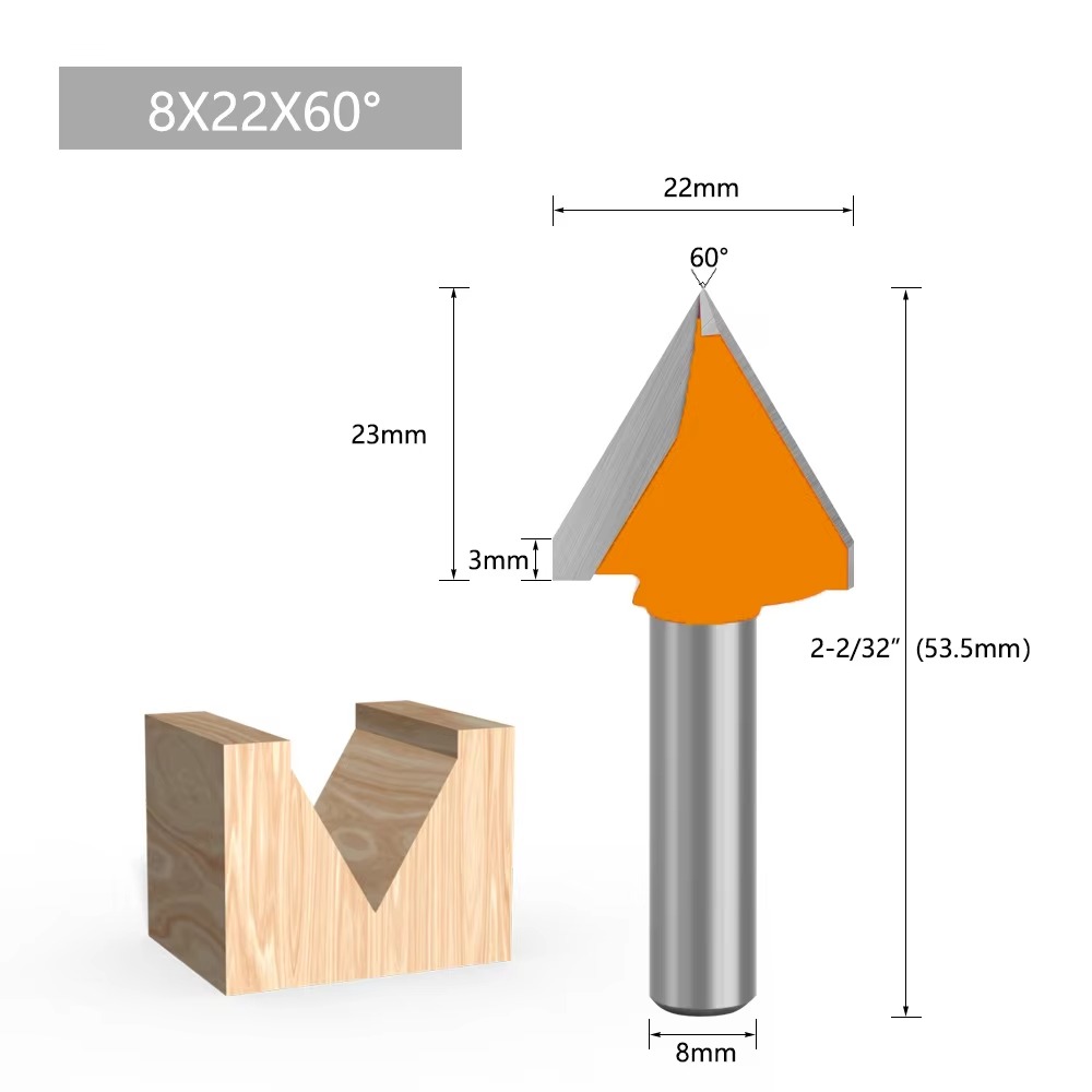 1PC 8MM Schachtfrees Houtbewer - Wood Chisel Set recensie en prijs