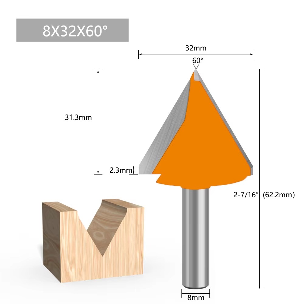 1PC 8MM Schachtfrees Houtbewer - Wood Chisel Set recensie en prijs