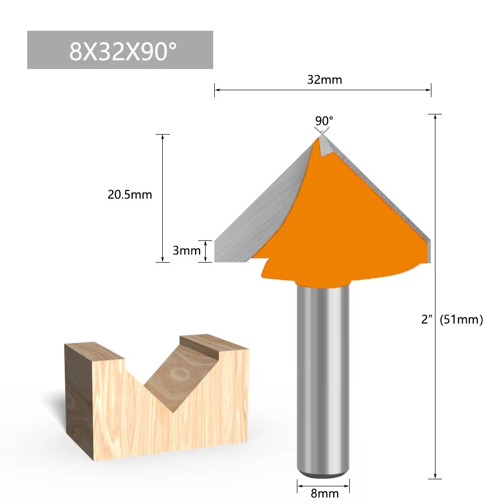 1PC 8MM Schachtfrees Houtbewer - Wood Chisel Set recensie en prijs