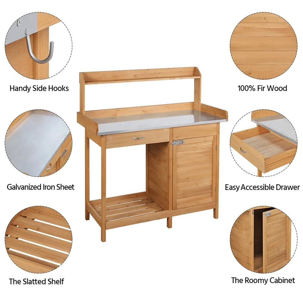 Buitenwerktafel van massief ho - Woodworking Outdoor Furniture recensie en prijs