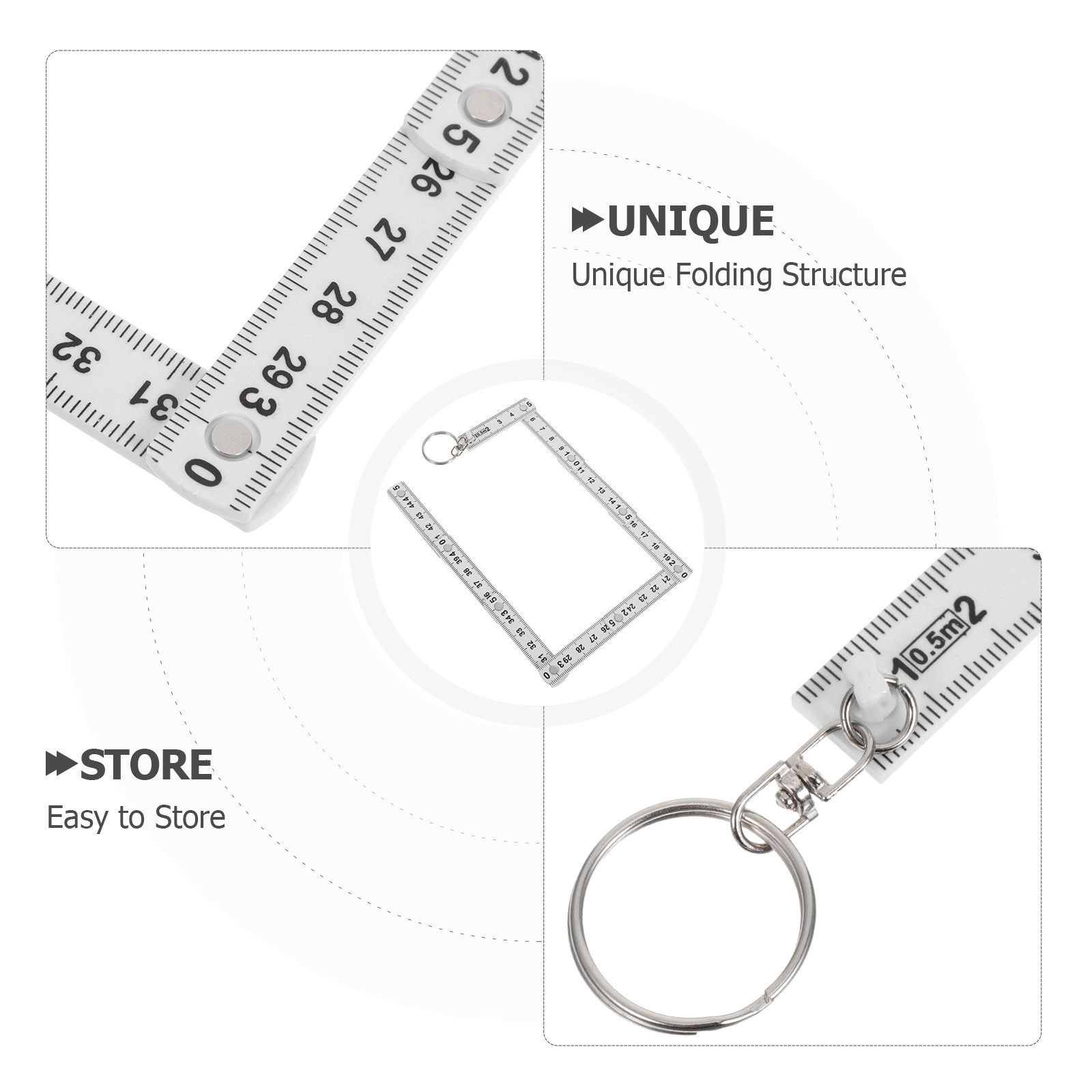 2 stuks vouwbare metrische lin - Woodworking Carpenter recensie en prijs