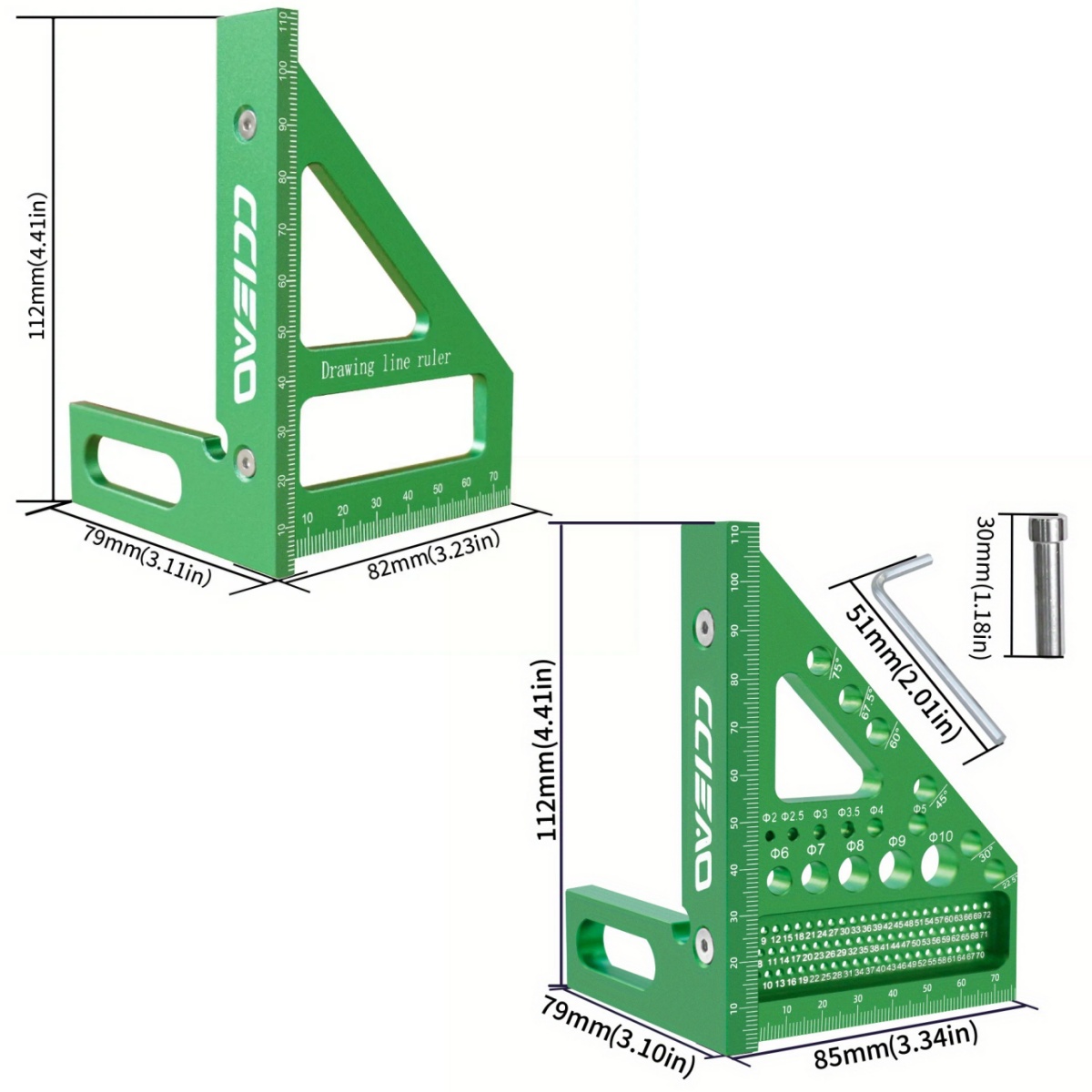 Timmerman vierkante 3D multi-h - Woodworking Carpenter recensie en prijs
