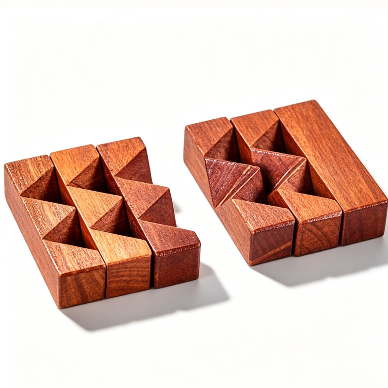 Houten knooppuzzel IQ Logic Tr - Woodworking For Beginners recensie en prijs
