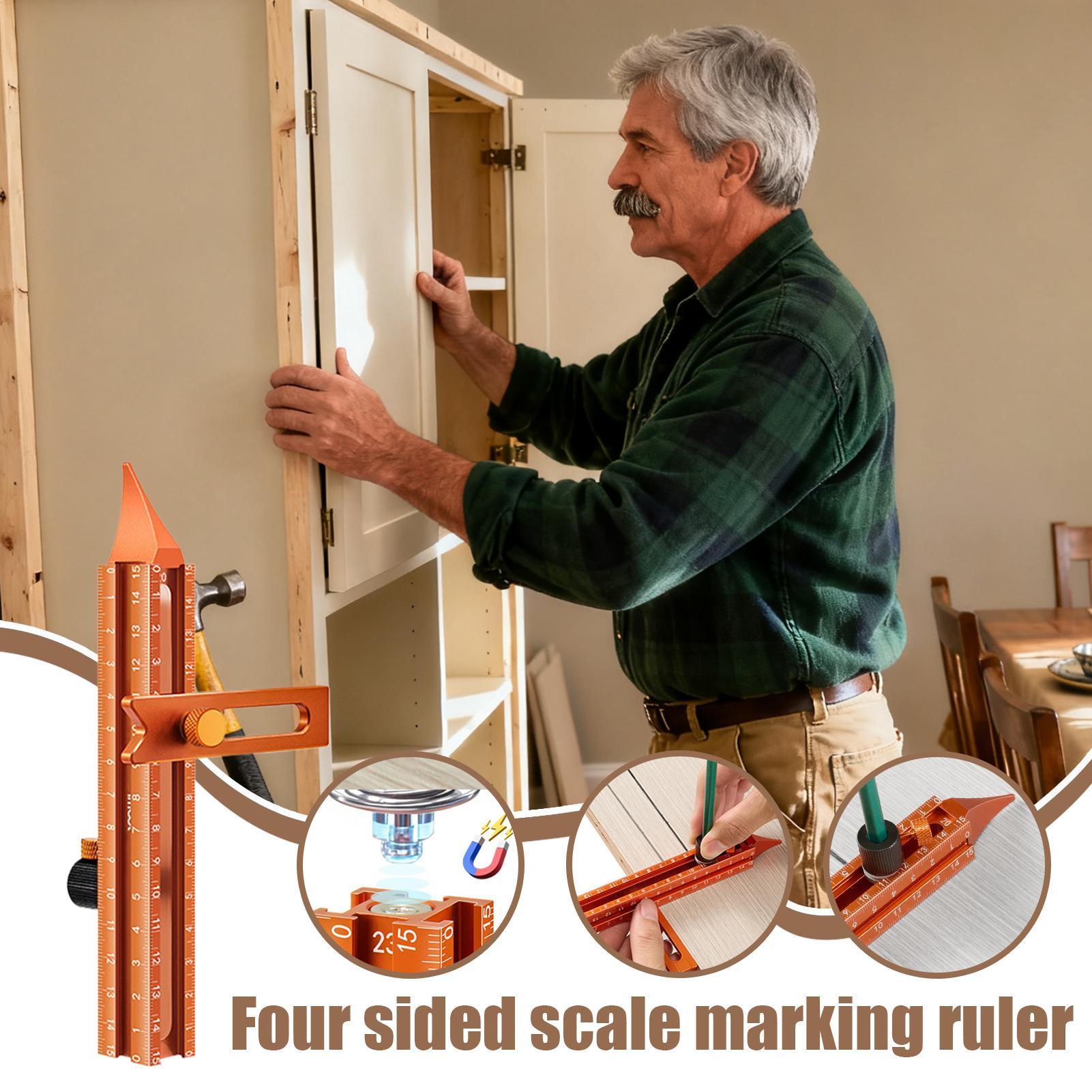 Houtbewerkingsliniaal Magnetis - Woodworking Carpenter recensie en prijs