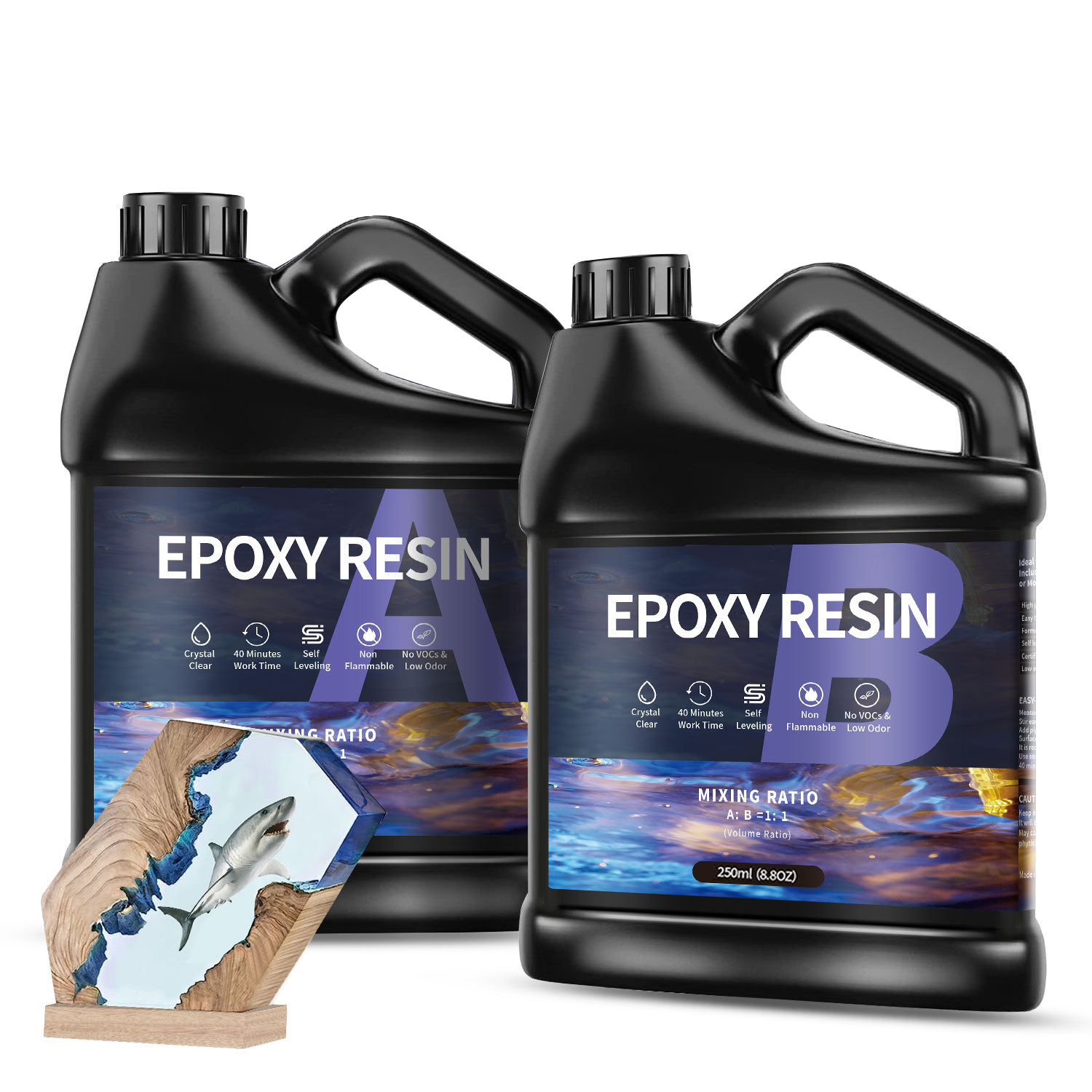 500g/1000g AB Epoxyharslijm Ho - Woodworking Resin recensie en prijs