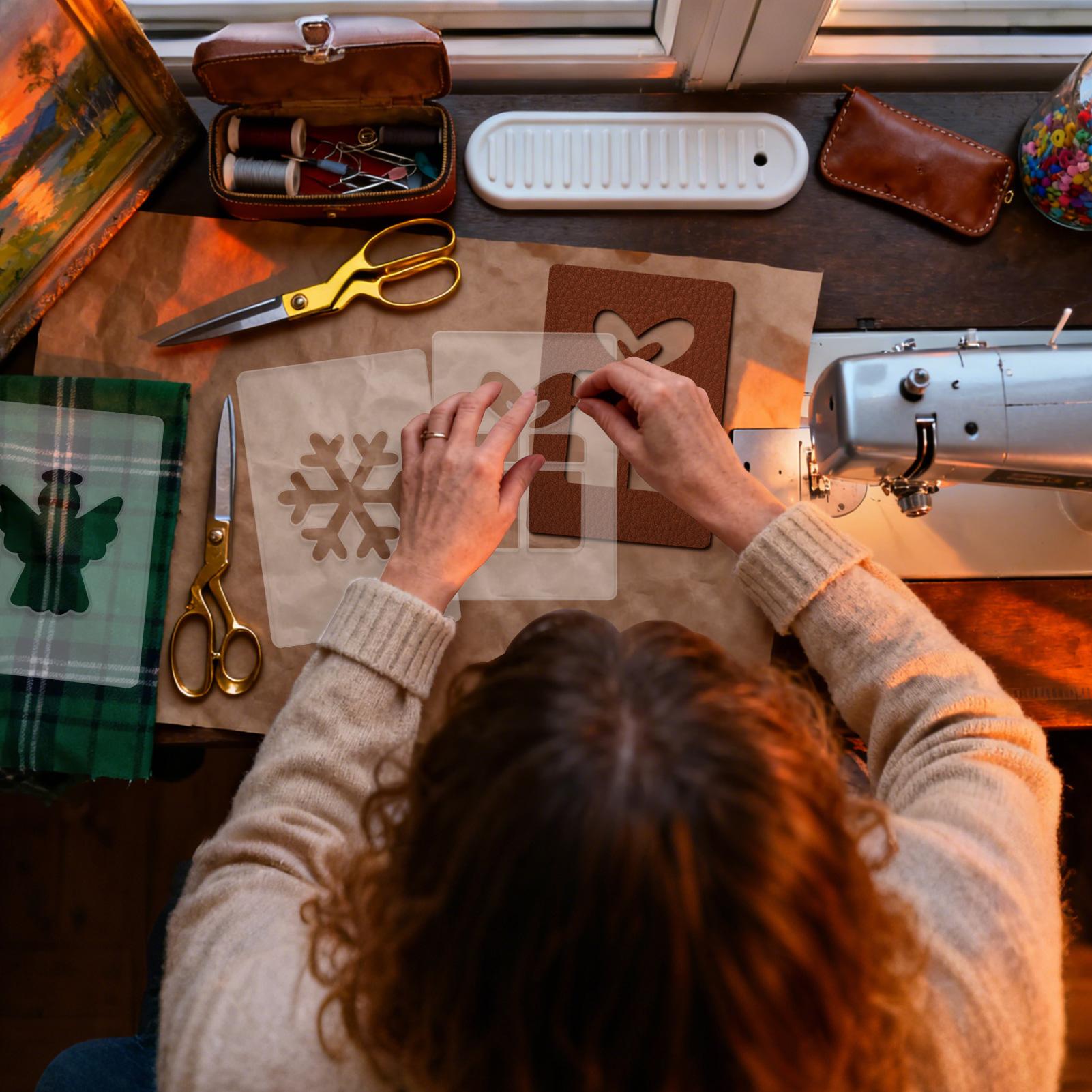 Kerst stencil draagbare houtbe - Woodworking Man recensie en prijs