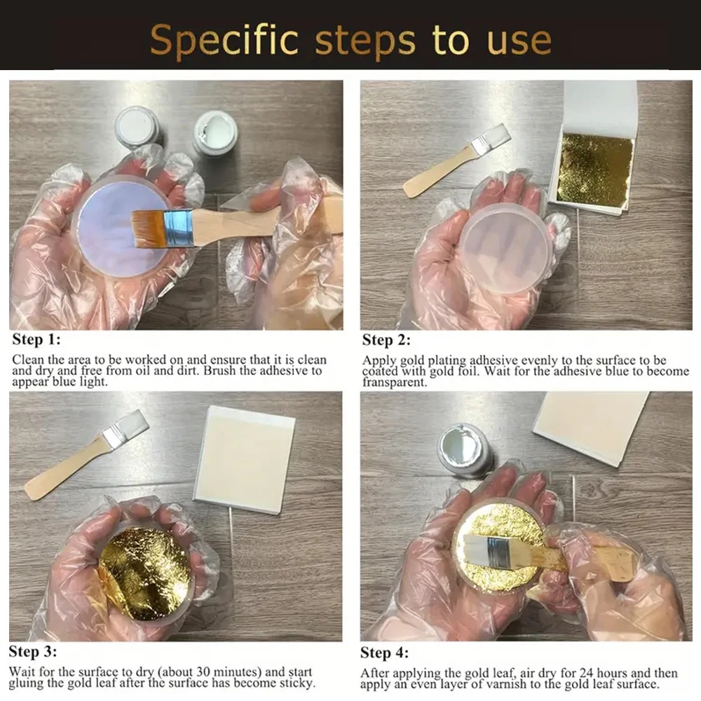 100 ml/200 ml Golden Leaf Verg - Woodworking Resin recensie en prijs