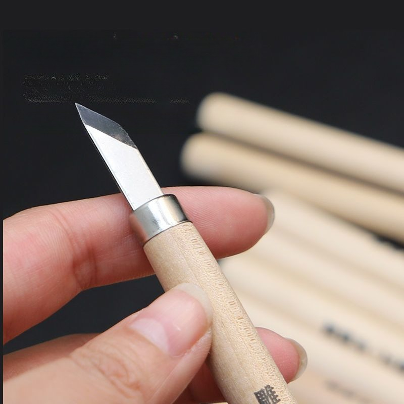Snijmesset Houten blok rubbere - Wood Chisel Set recensie en prijs