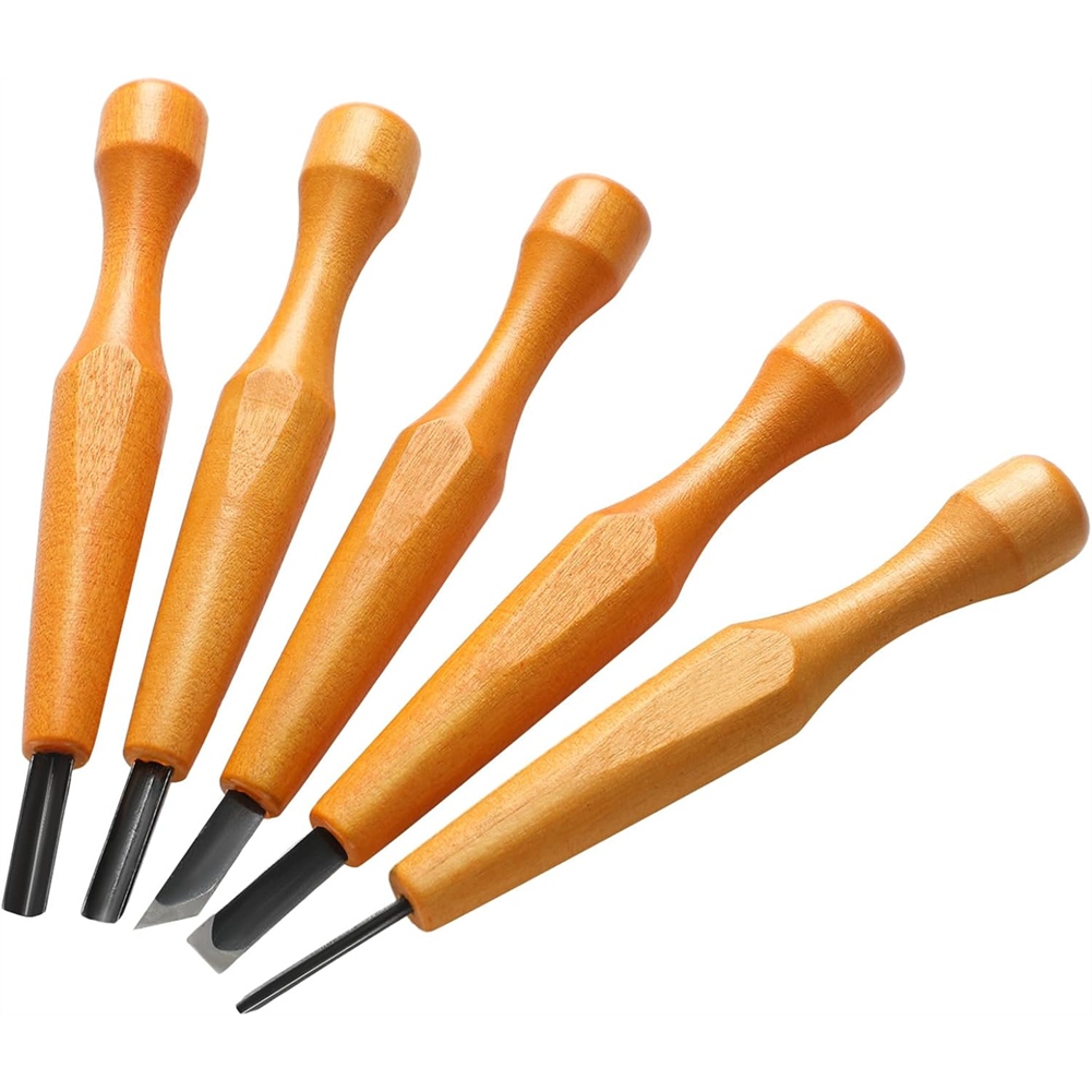 5-delige linocut snijgereedsch - Wood Chisel Set recensie en prijs