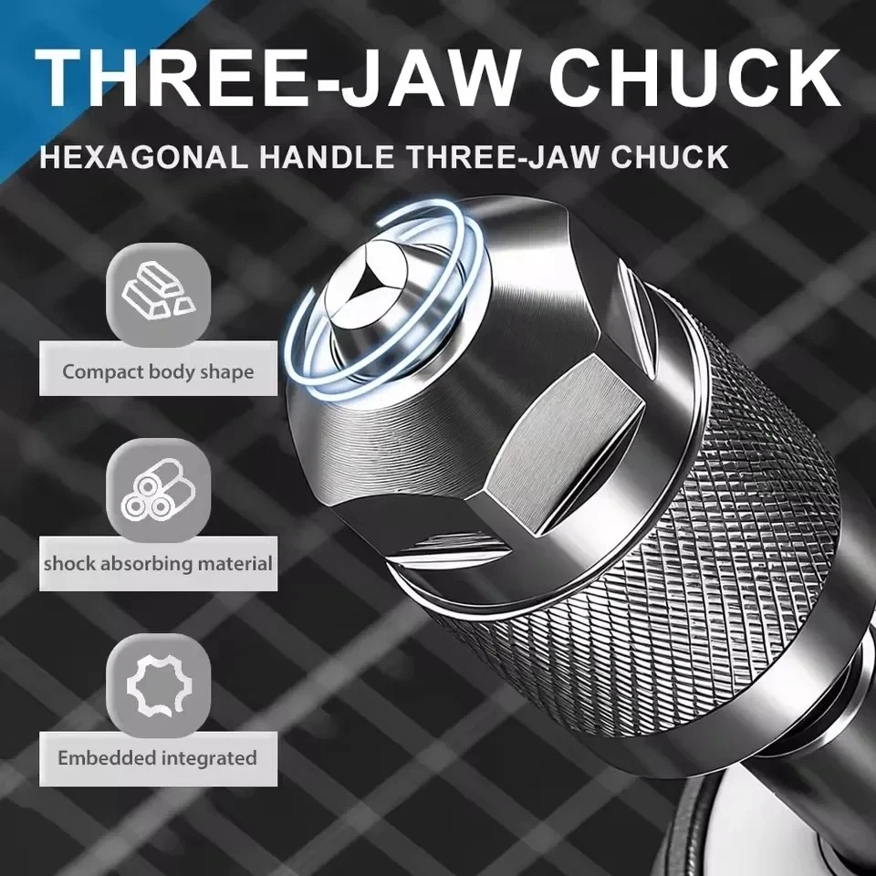 3-Jaw Keyless Boorkop Adapter  - Woodworking Man recensie en prijs