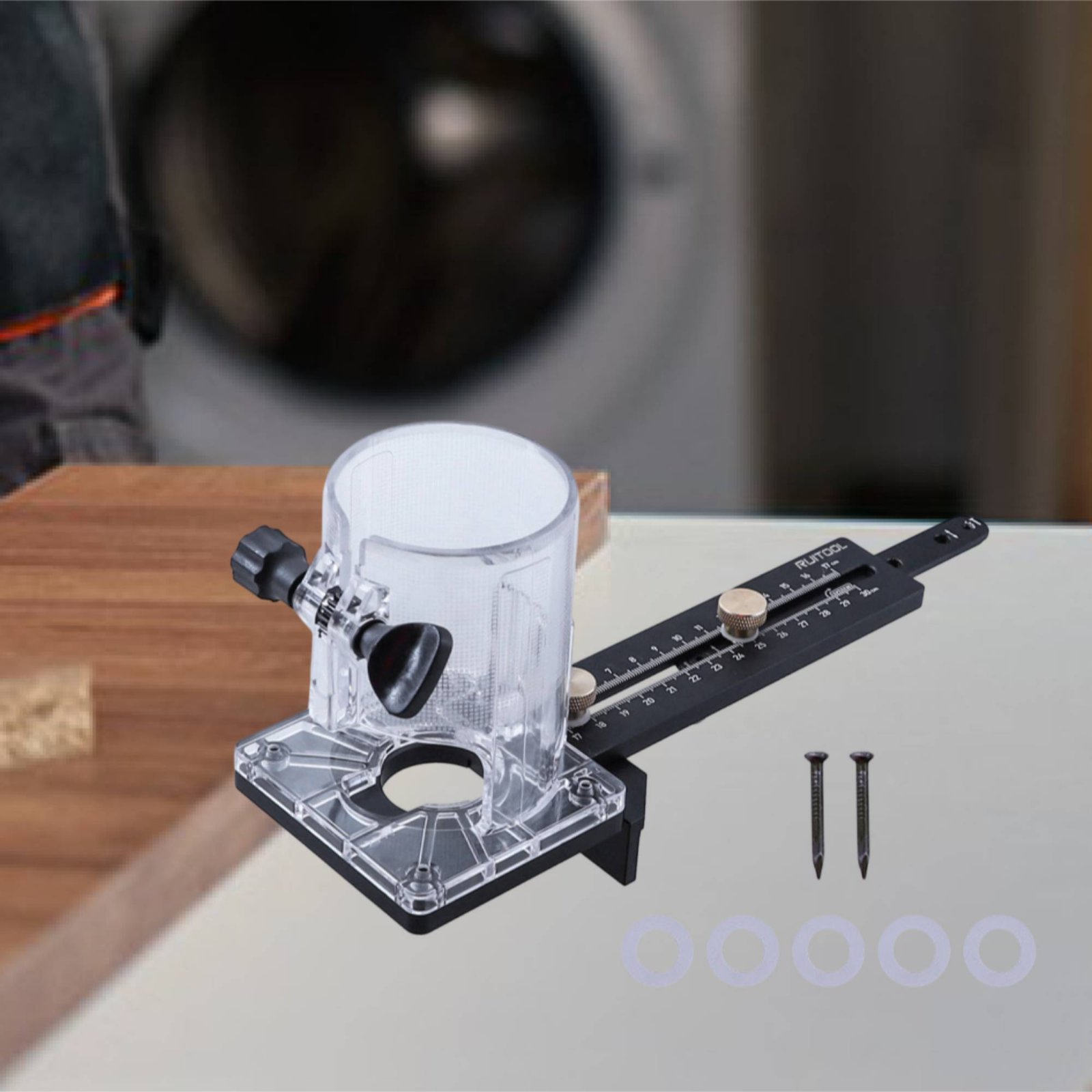 Router Circle Cutting Jig Mult - Woodworking Carpenter recensie en prijs