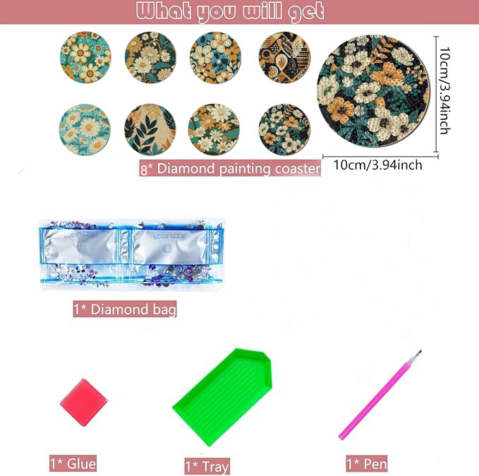 8-delige DIY Diamant Schilderi - Woodworking Diy Projects recensie en prijs