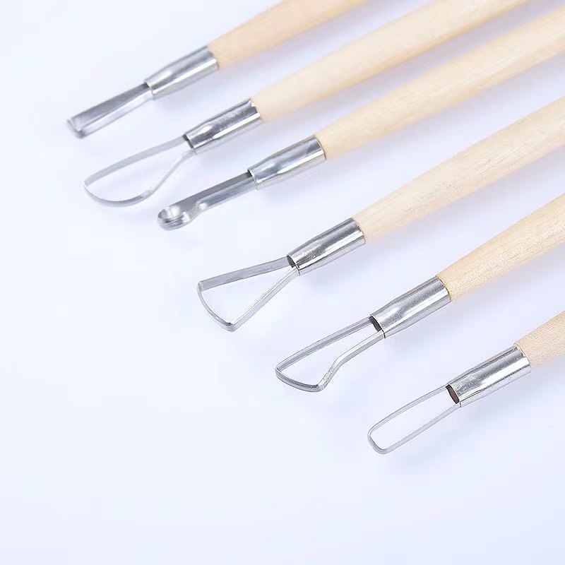 6 STKS houten handvat wax aard - Wood Chisel Set recensie en prijs