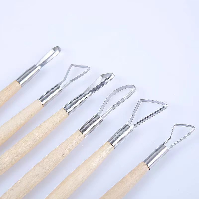 6 STKS houten handvat wax aard - Wood Chisel Set recensie en prijs